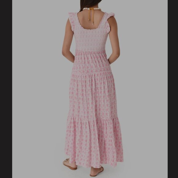 LOVESHACKFANCY - CHESSIE DRESS - ROSE PATCH Small - Picture 12 of 13